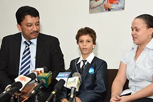 9 Year old boy from Seychelles gets a new external ear - Ear Reconstruction Surgery 1 Ear Reconstruction Surgery In India