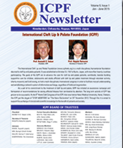 Newsletter Of The International Cleft Lip &Amp; Palate Foundation