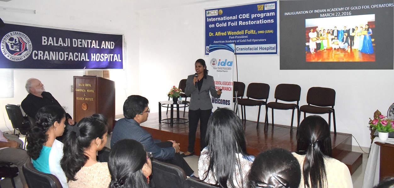 Dr. Poornima At The Cde Program
