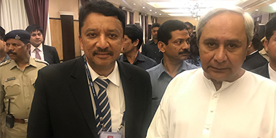 Dr. S.M. Balaji with the Hon’ble Shri. Navin Patnaik, Chief Minister of Orissa