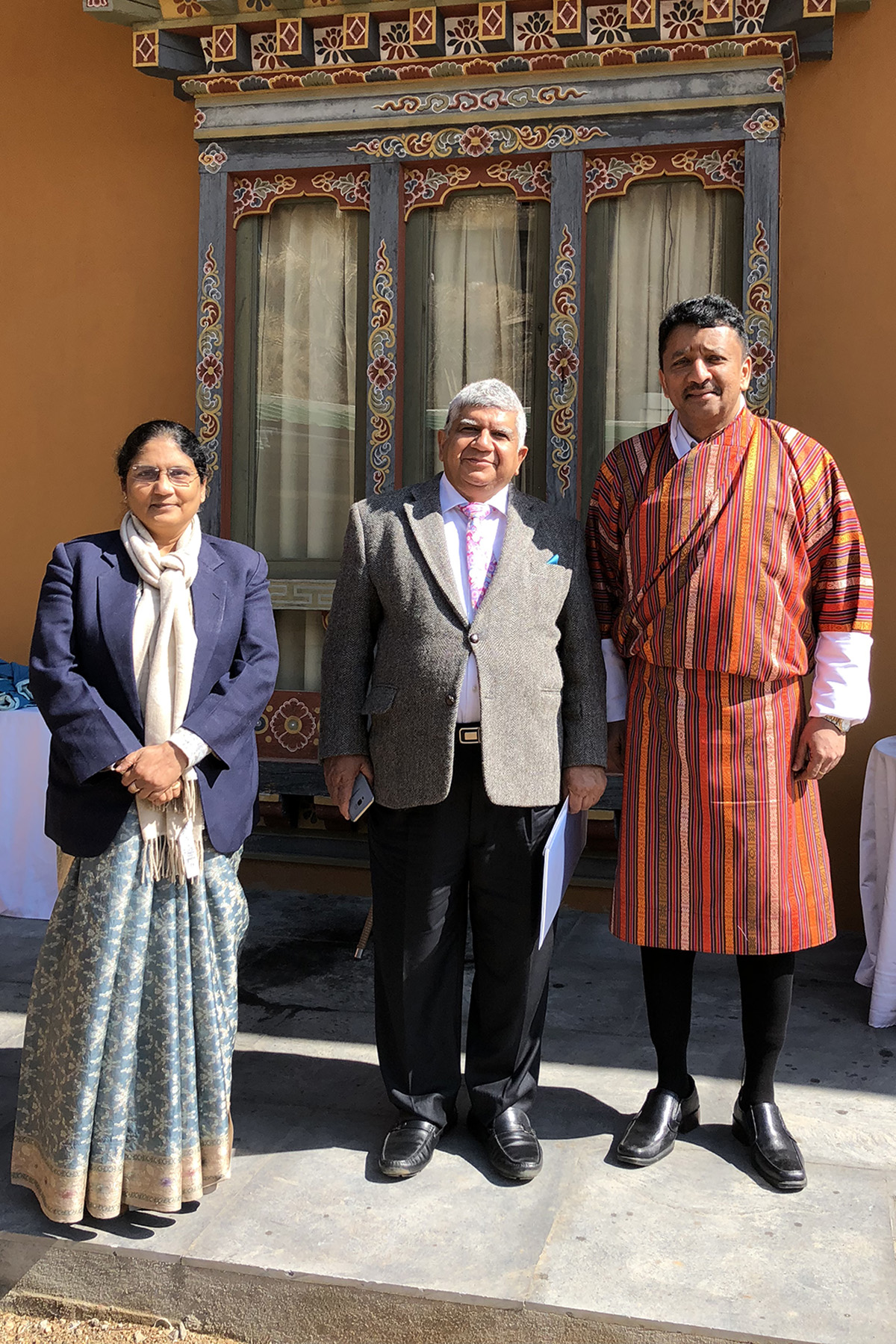 Mrs And Prof Ravi Kant With Prof S M Balaji