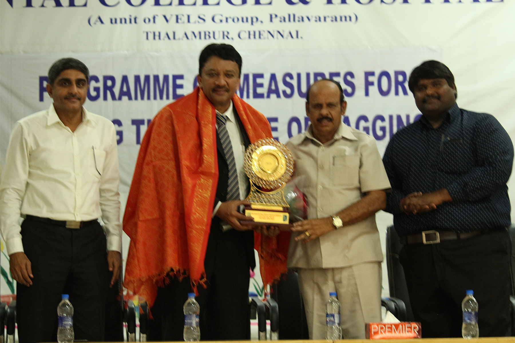 Dr Sm Balaji With Dr Jothimurugan, Vice Chancellor, Vels University