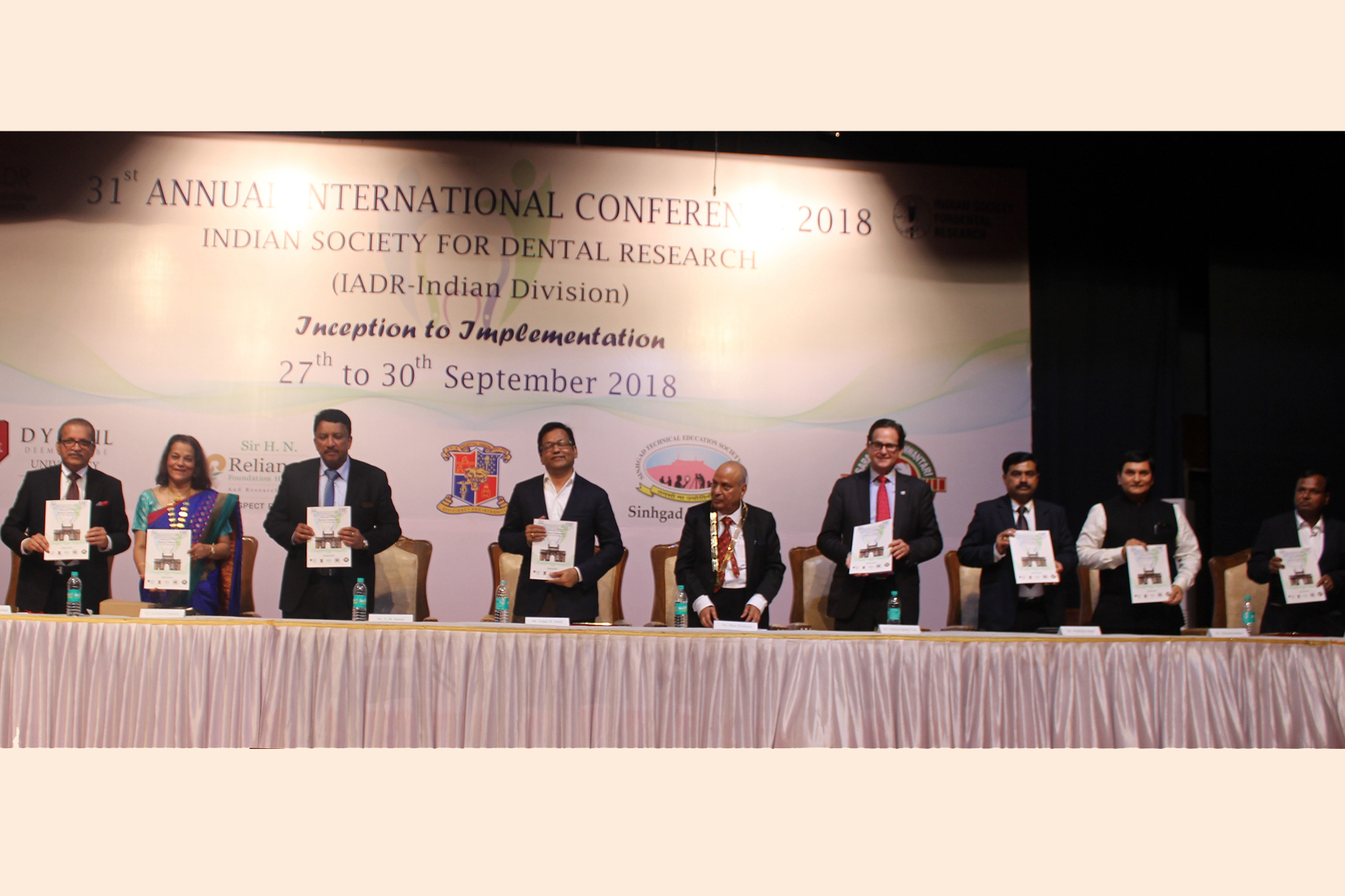 31st Indian Society for Dental Research - International Association for Dental Research Annual Conference, Mumbai 6 Release Of The Conference Souvenir By The Dignitaries At The 31St Annual Conference Of The Isdr