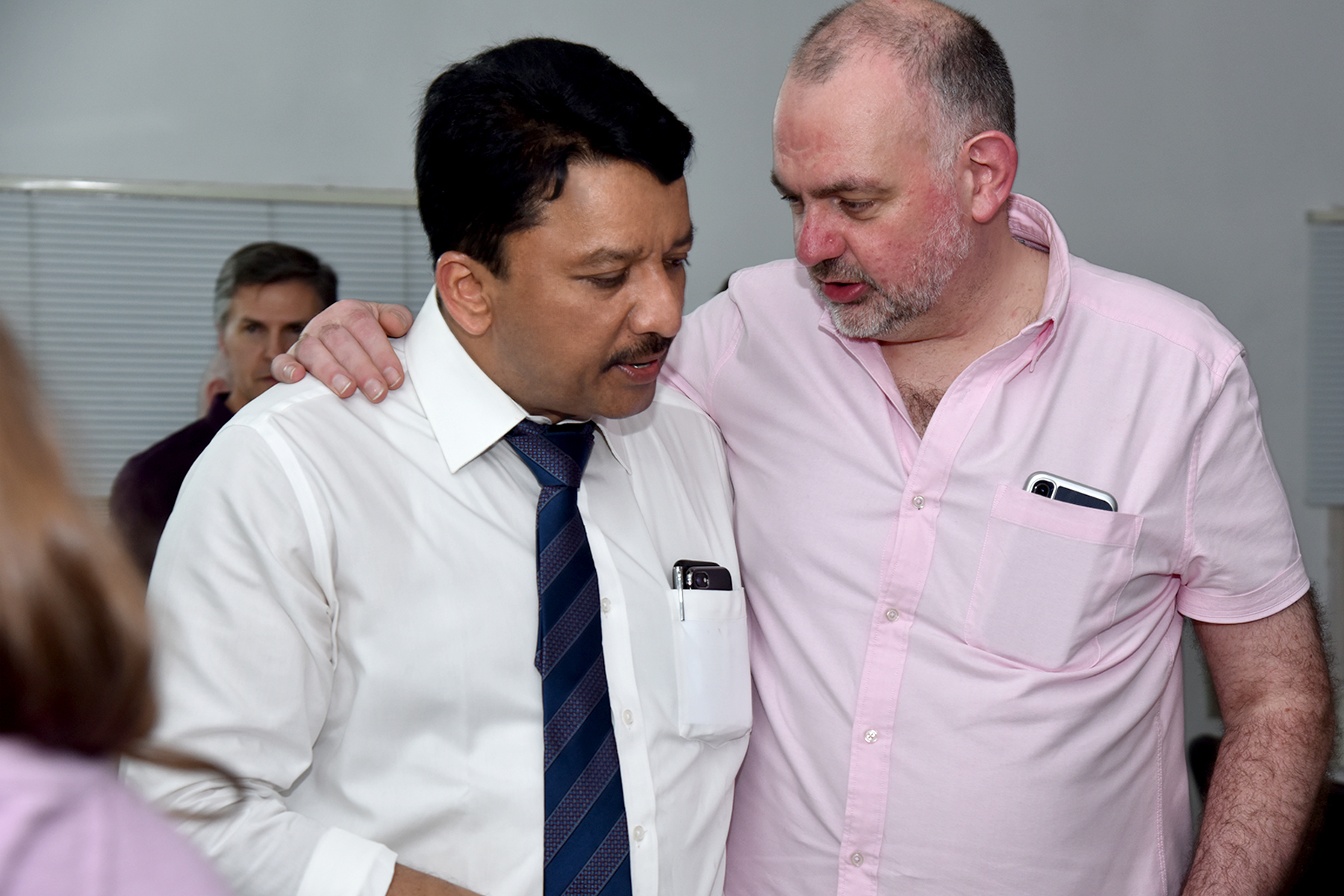 Visit of Dr Andrew Edwards, Dean-Elect, Faculty of Dentistry, Royal College of Surgeons, Glasgow 23 Deeply Engrossed In Conversation