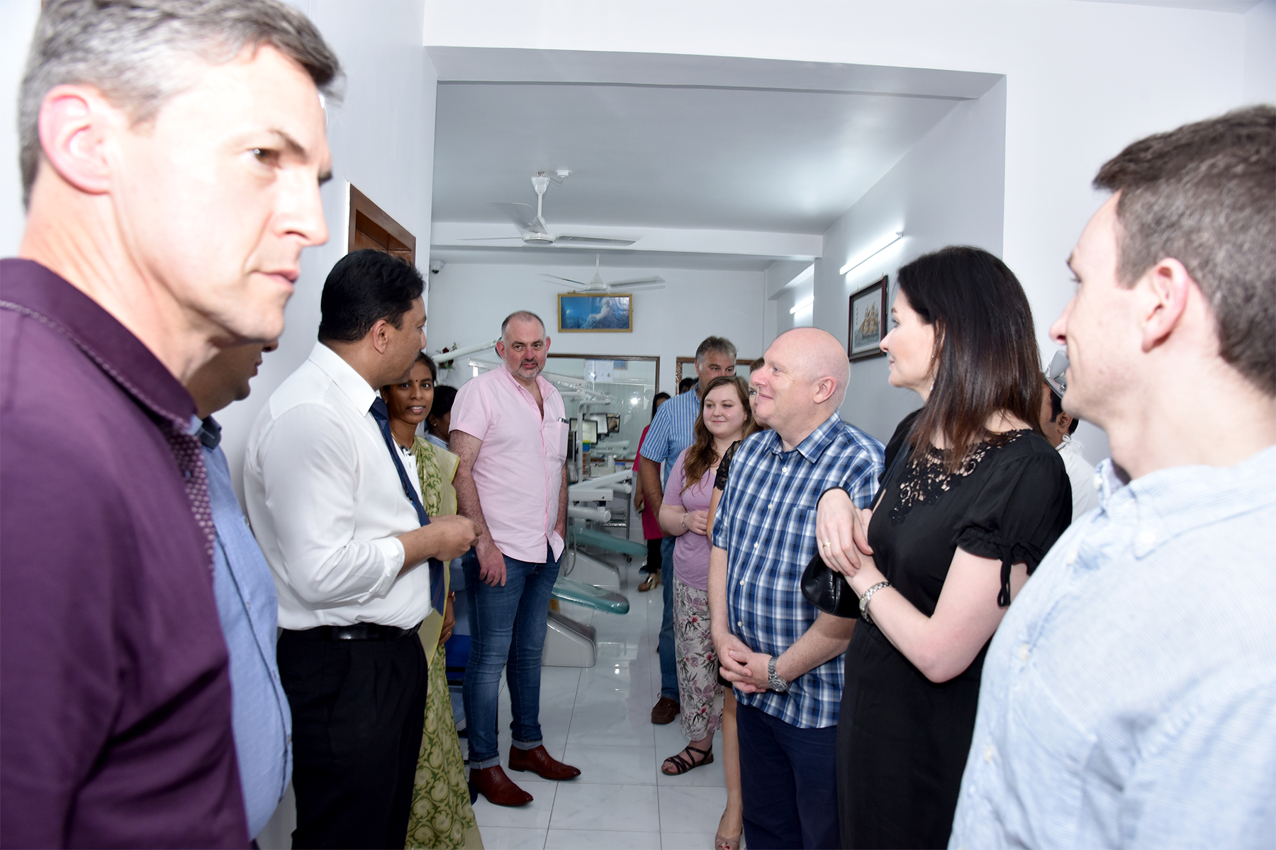Visit of Dr Andrew Edwards, Dean-Elect, Faculty of Dentistry, Royal College of Surgeons, Glasgow 6 In The Dental Clinic At Bdch