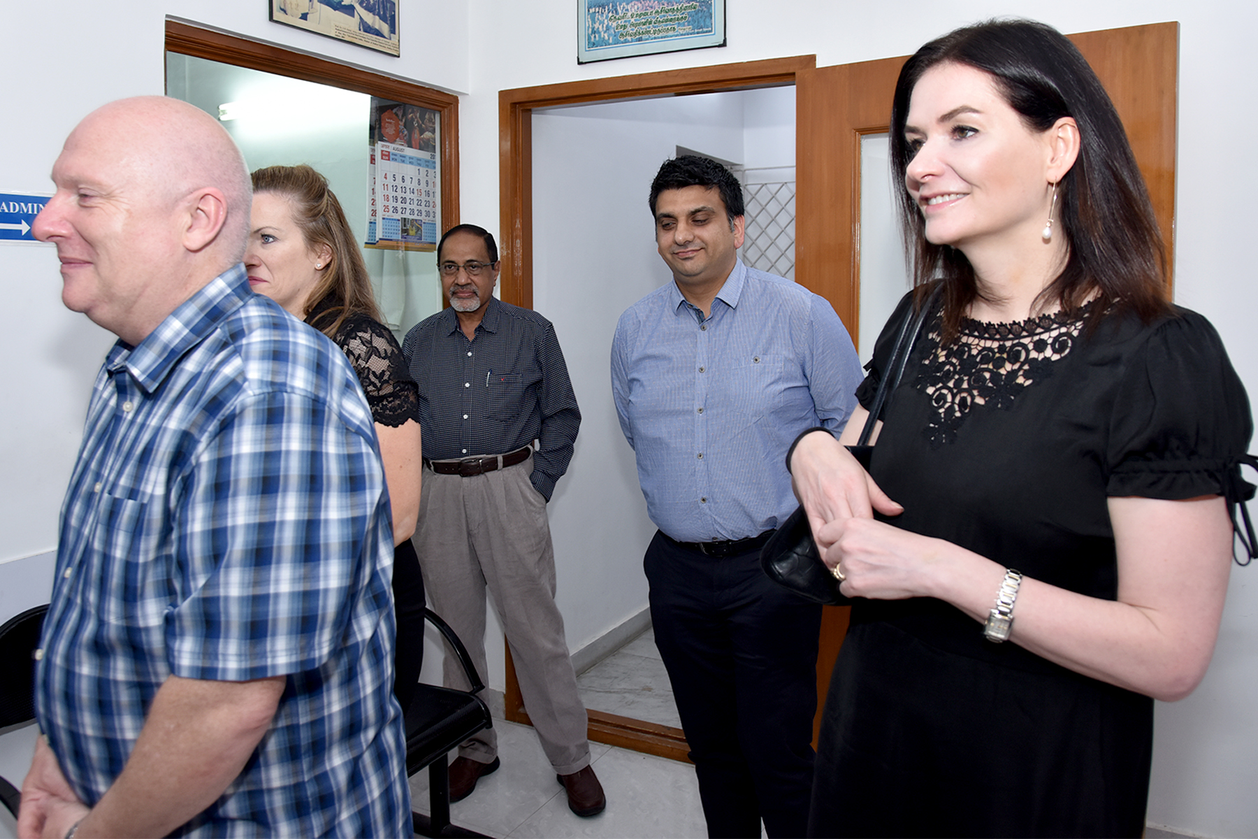 Visit of Dr Andrew Edwards, Dean-Elect, Faculty of Dentistry, Royal College of Surgeons, Glasgow 8 Ward Rounds At Balaji Dental