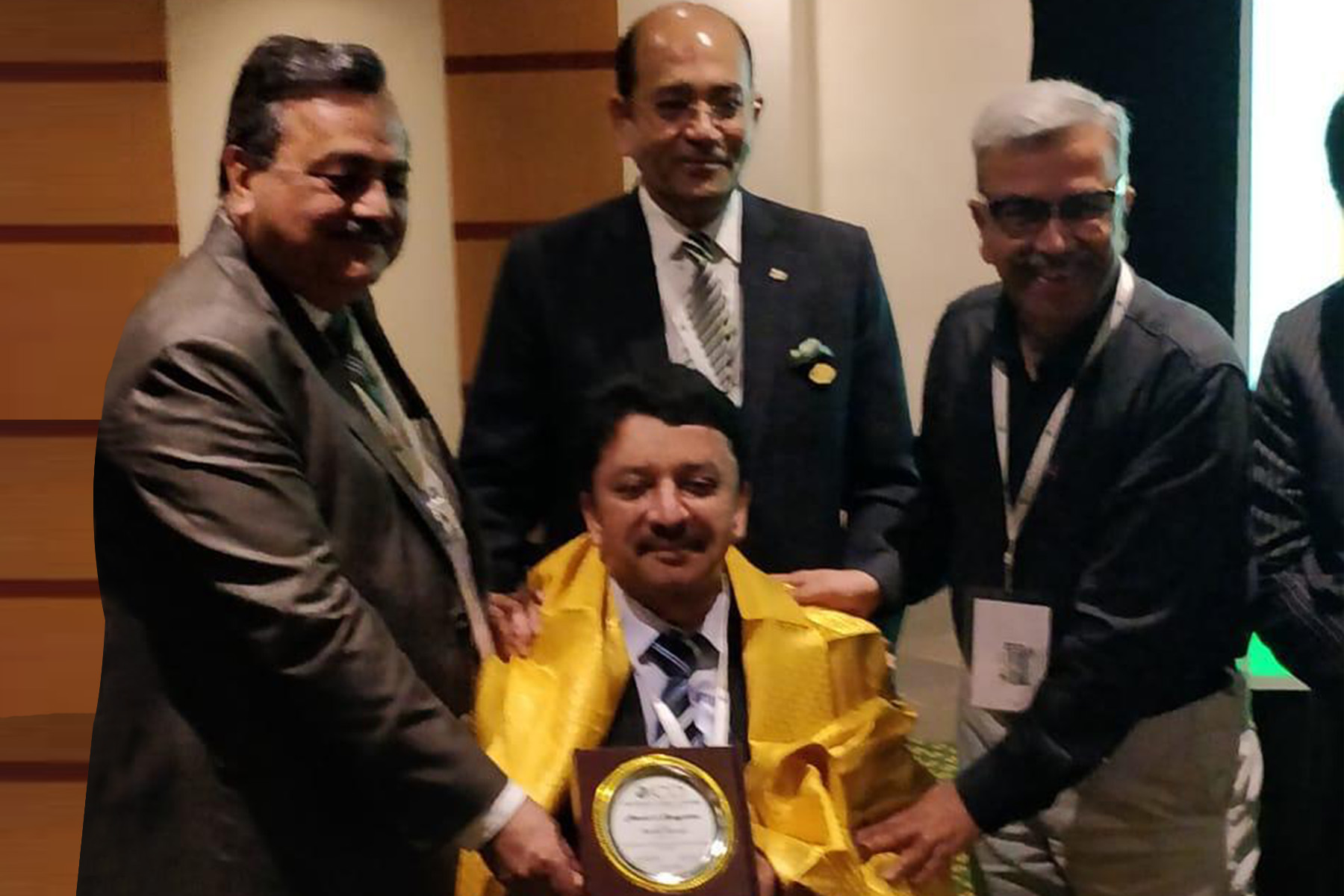 Dr SM Balaji feted for services to humanity