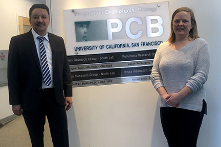 Dr SM Balaji invited to the University of California, San Francisco Dental School 1 Dr Sm Balaji At The Program In Craniofacial Biology Laboratory