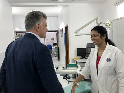 Dr Konstantinovic Introduced To Dr Ugandhar