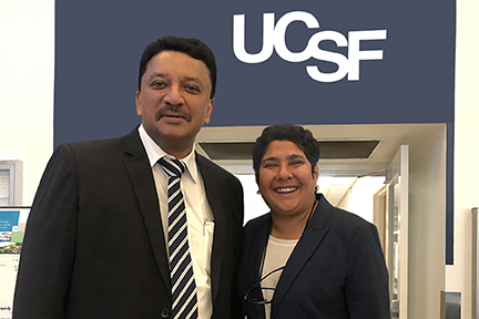 Dr SM Balaji invited to the University of California, San Francisco Dental School 3 Dr Sm Balaji With Dr Oberoi, Craniofacial Orthodontics