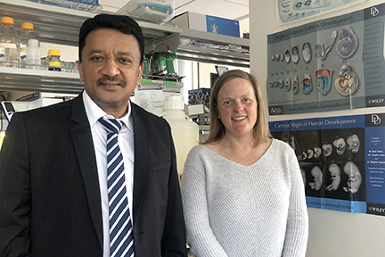 Dr SM Balaji invited to the University of California, San Francisco Dental School 4 Dr Sm Balaji With Dr Alice Goodson, Craniofacial Researcher