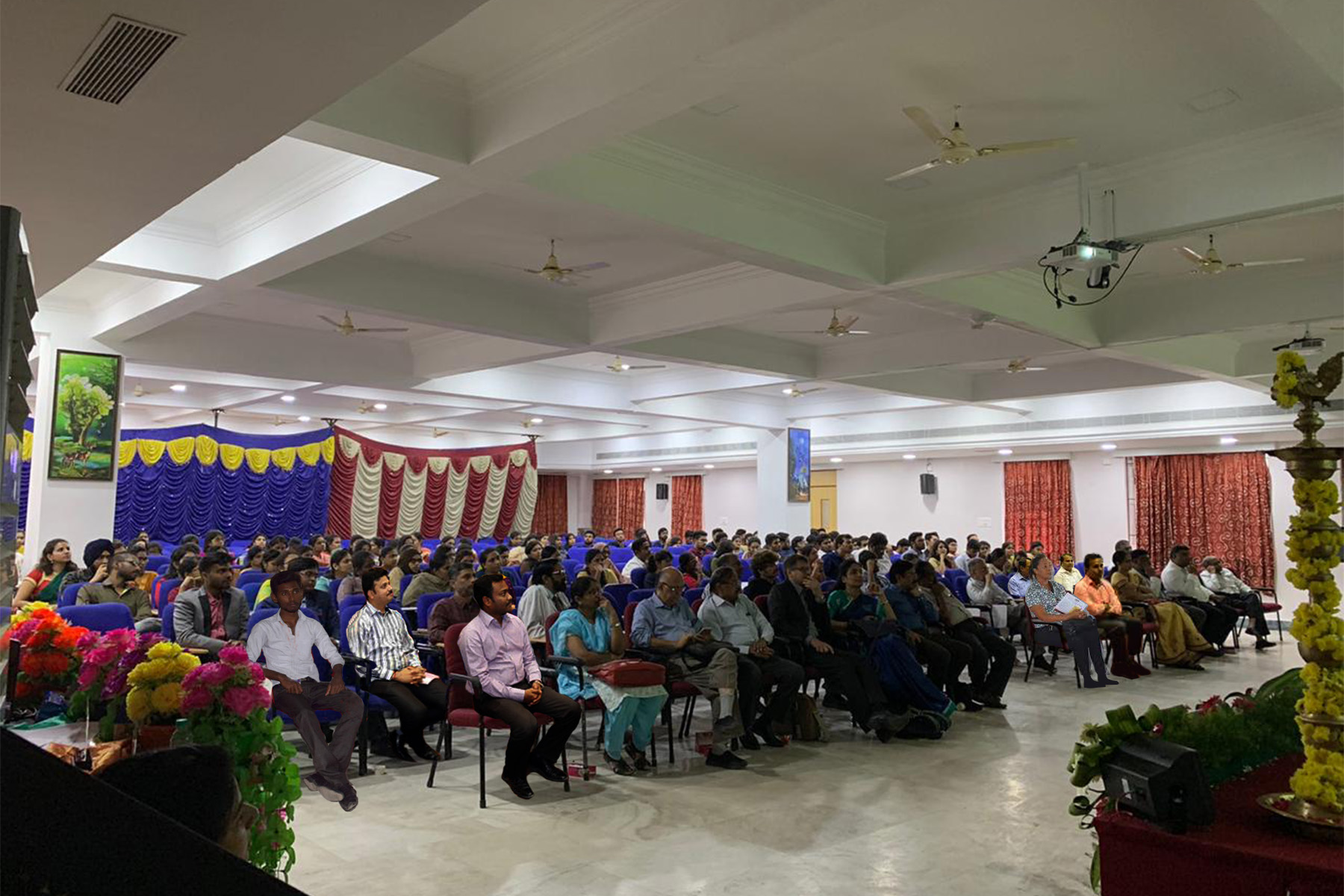 A View Of The Engrossed Audience At The Keynote Lecture By Dr Sm Balaji