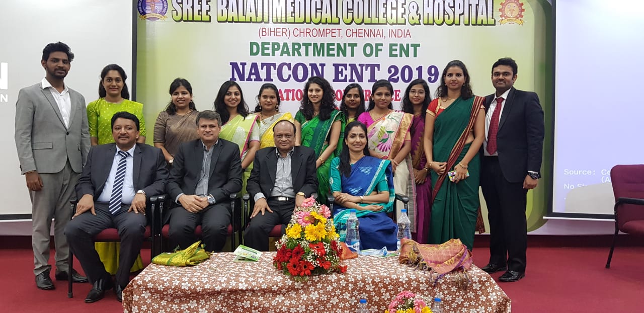 Dr SM Balaji delivers keynote lecture at National Conference on Obstructive Sleep Apnea 8 Dr Sm Balaji With Prof Mk Rajasekar, Head Of The Department Of Ent, Sree Balaji Medical College And Hospital And Ent Post Graduate Students