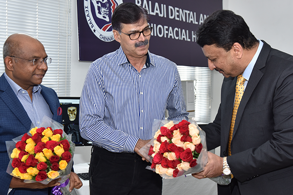 Inauguration of upgraded new Cone Beam Computed Tomogram (CBCT) 2 Maldives Minister Abdulla Shahid Vijay Kumar Ips Dr Sm Balaji