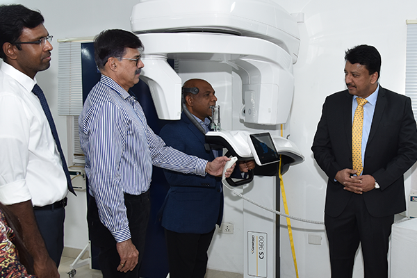 Inauguration of upgraded new Cone Beam Computed Tomogram (CBCT) 3 Inaugurated By Hon’ble K Vijay Kumar, Ips, Senior Security Advisor, Government Of India