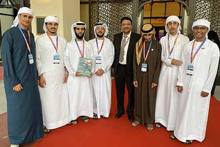 Dr SM Balaji represents the Academy of Dentistry International at the 3rd Global NCD Alliance Forum in Sharjah 8 Dr Sm Balaji Presented Them With His ‘Textbook Of Oral And Maxillofacial Surgery,’ Which Was Greatly Appreciated By The Students.