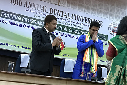Dr SM Balaji meets His Excellency Biplab Kumar Deb, Chief Minister of Tripura 2 Dr Sm Balaji And His Excellency Biplab Kumar Deb, Chief Minister Of Tripura Being Welcomed To The Recently Concluded Ida Conference In Tripura