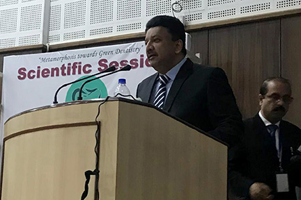 Dr SM Balaji meets His Excellency Biplab Kumar Deb, Chief Minister of Tripura 7 Dr Sm Balaji, Guest Of Honour Addressing The Audience At The Ida Conference In Agartala, Tripura