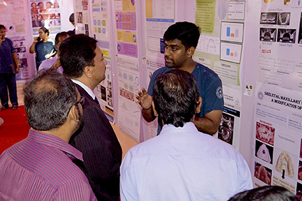 Poster competition at the recently concluded Saveetha Transdisciplinary Annual Research Summit 4 Dr Sm Balaji At The Poster Presentation Competition At The Star Summit In Saveetha Dental College