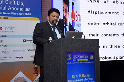 Dr SM Balaji delivers keynote lecture at IndoCleftCon 2020 held at New Delhi 3 Delving Deep Into The Structure Of The Human Skull, Dr Sm Balaji Discussing Some Of The Precautions That Need To Be Taken During Craniofacial Surgery