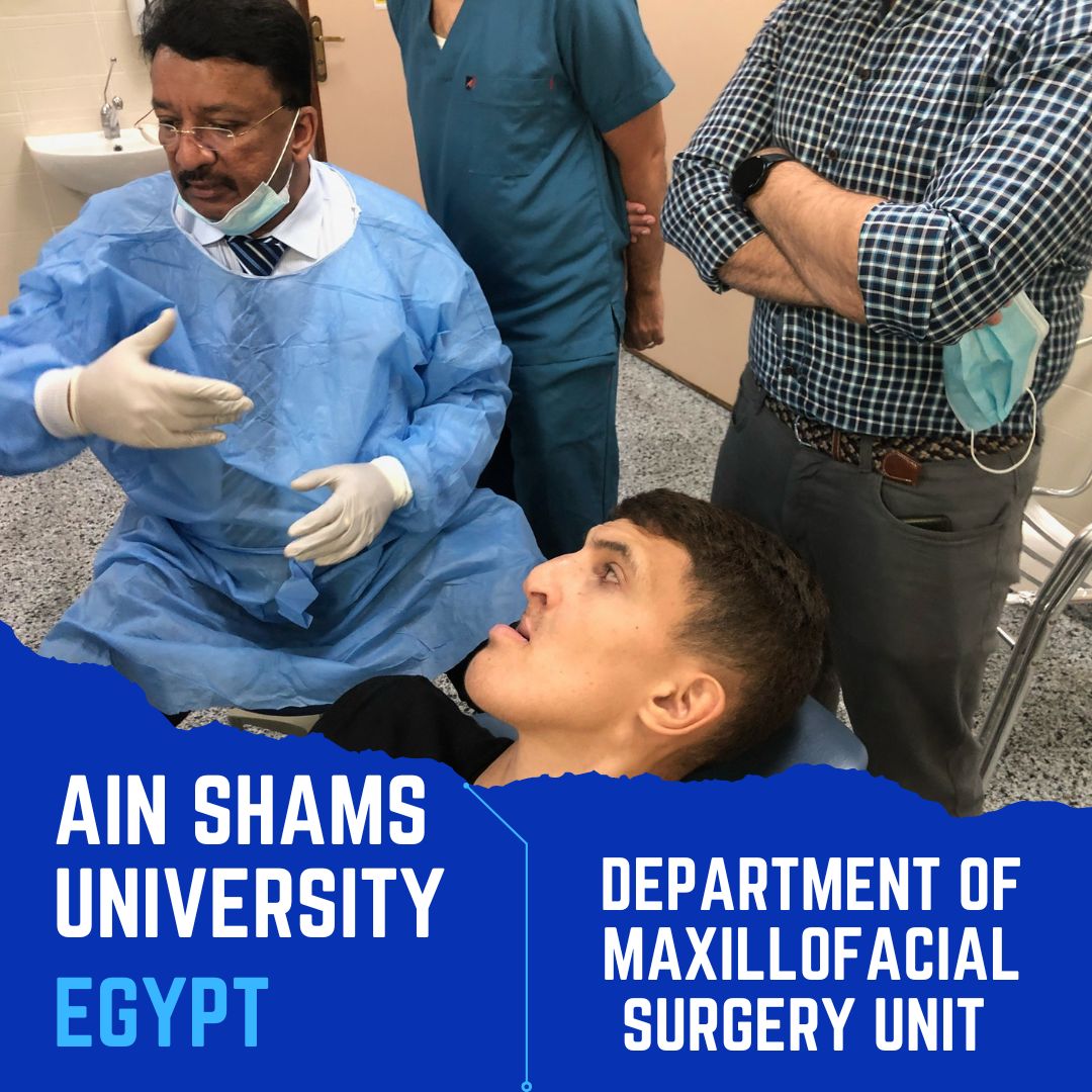 Dr. Sm Balaji With A Patient At The Ain Shams University Hospital