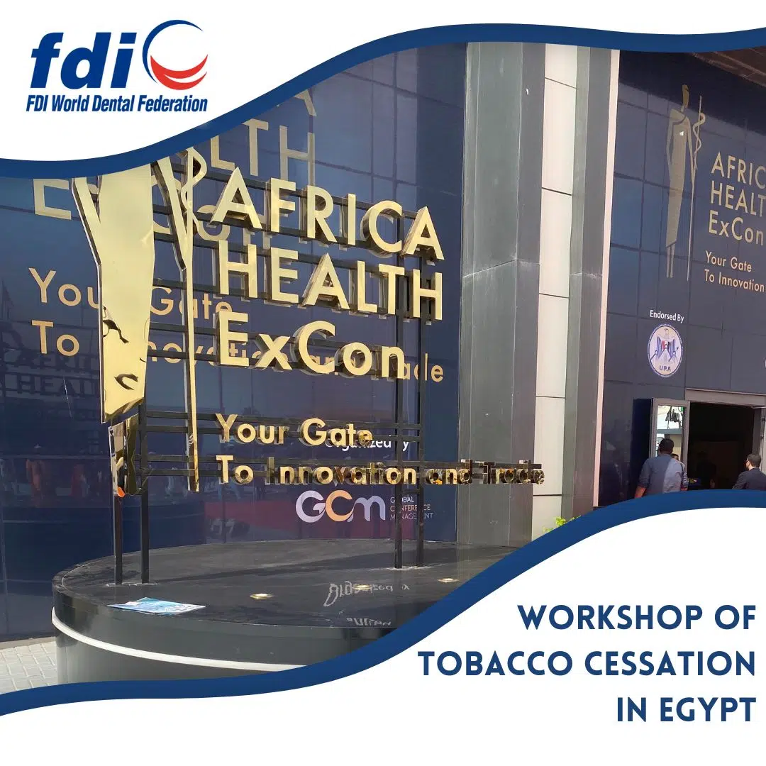 Dr. SM Balaji attends FDI World Dental Federation Workshop of Tobacco Cessation in Egypt 1 The Venue Of The Africa Health Excon That Was Held In Cairo, Egypt