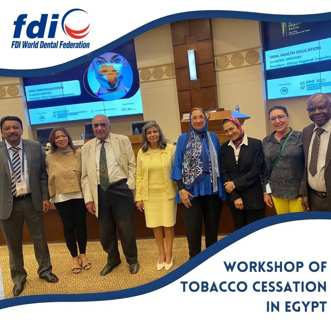 Dr. SM Balaji attends FDI World Dental Federation Workshop of Tobacco Cessation in Egypt 3 Dr. Sm Balaji At The Fdi Workshop For Tobacco Cessation, Egypt