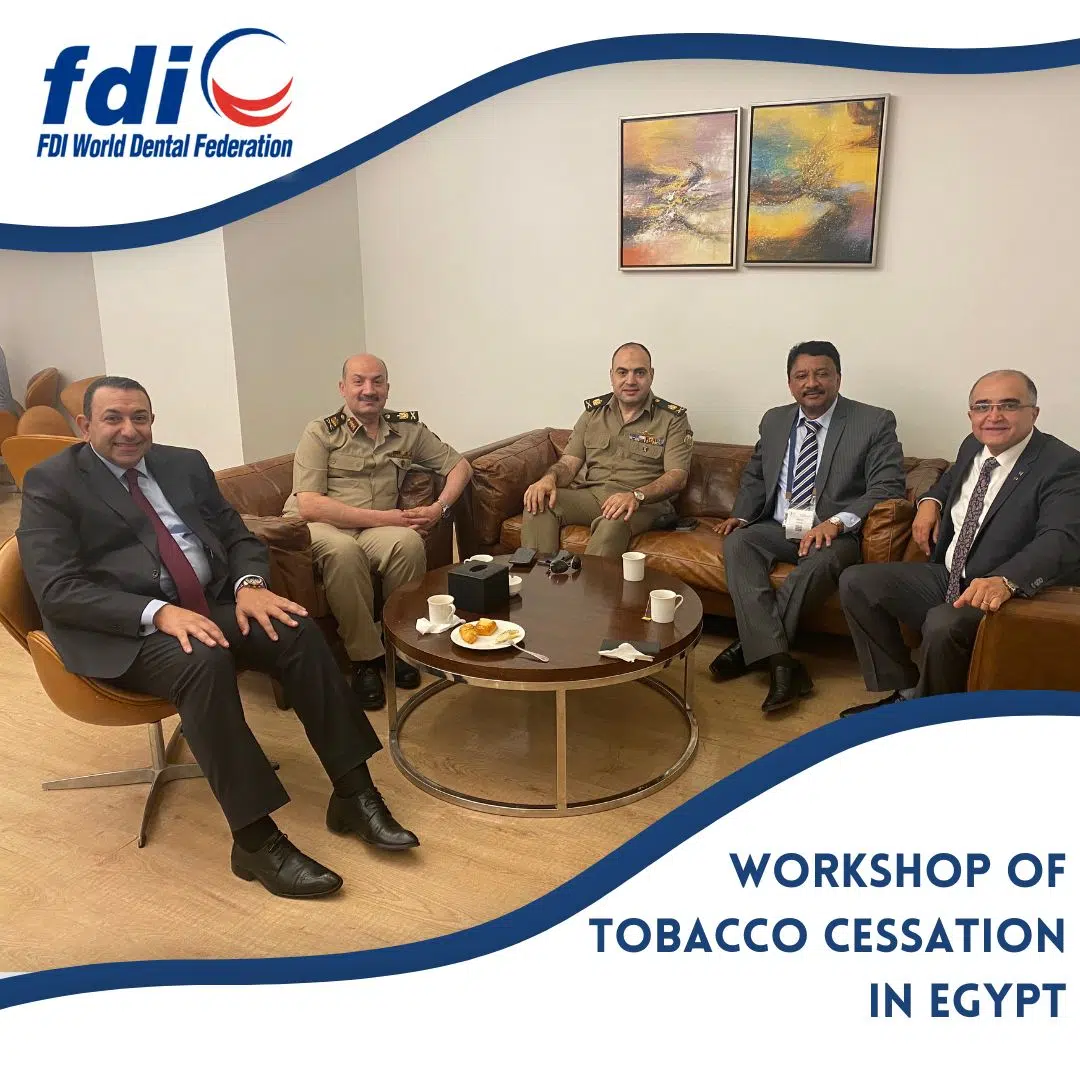 Dr. SM Balaji attends FDI World Dental Federation Workshop of Tobacco Cessation in Egypt 5 5 – Dr. Sm Balaji Shares His Views With The Leaders Of The Egyptian Armed Forces Dental Corps