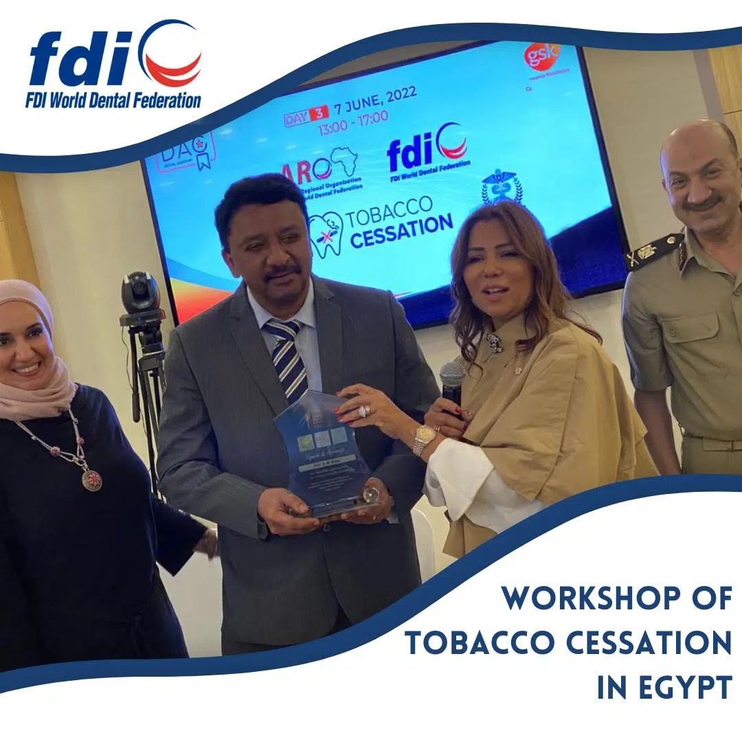 Dr. SM Balaji attends FDI World Dental Federation Workshop of Tobacco Cessation in Egypt 7 Dr. Sm Balaji At A Luncheon Meeting With The Egyptian Armed Forces Dental Corps Leadership