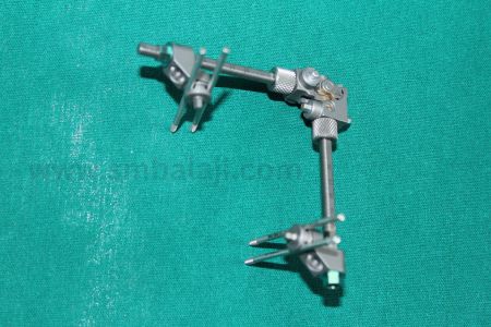 Types of Distraction Osteogenesis 7 Mandibular External Pin Retained Multivector Distractor.