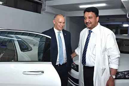 1 Dr Sm Balaji Welcomes Honble Jean Paul Adam Health Minister Of Seychelles