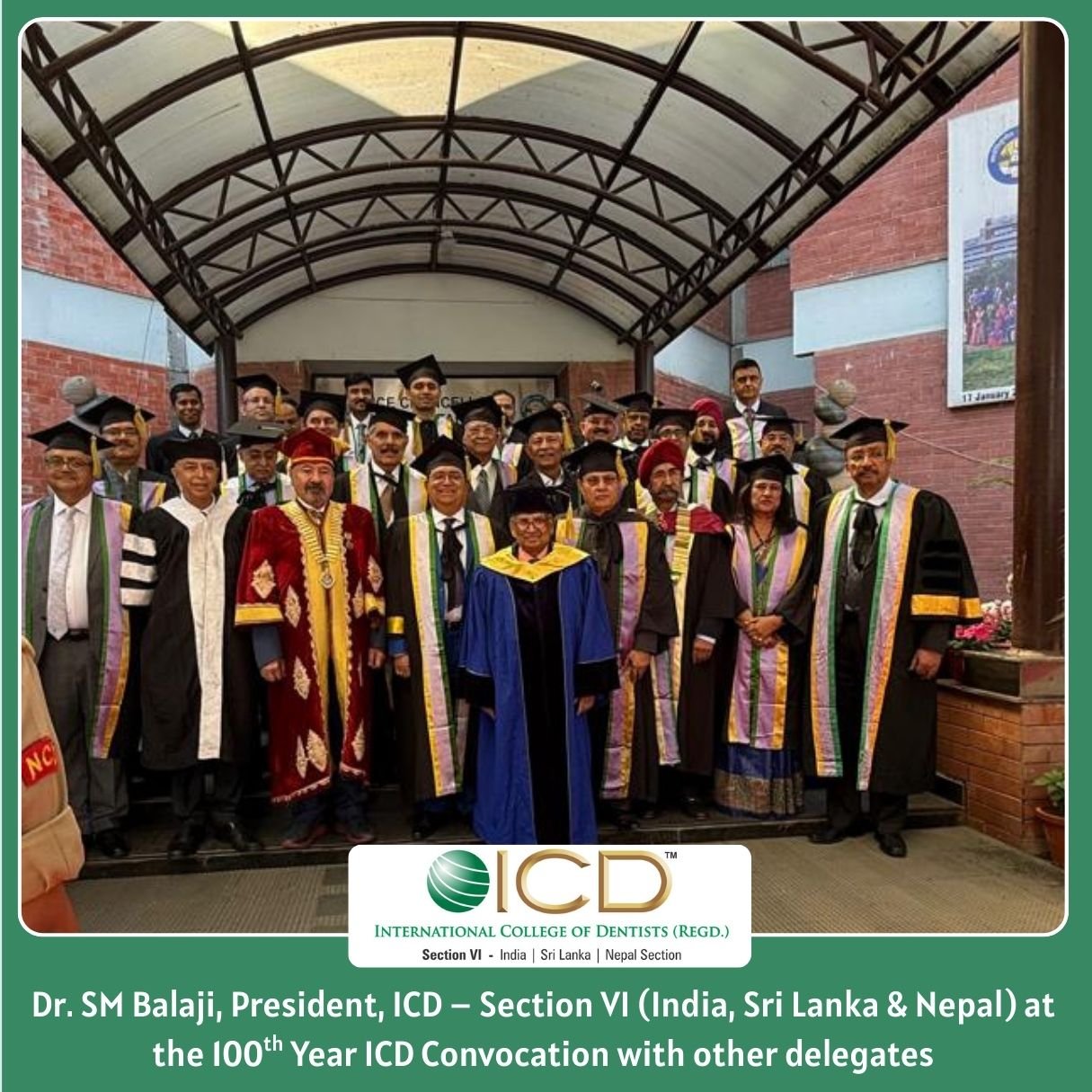 Dr. SM Balaji Elected as President of International College of Dentists (ICD) – Section VI (India, Sri Lanka & Nepal) at the 100th Year ICD Annual Convocation & Awards Function 3 4